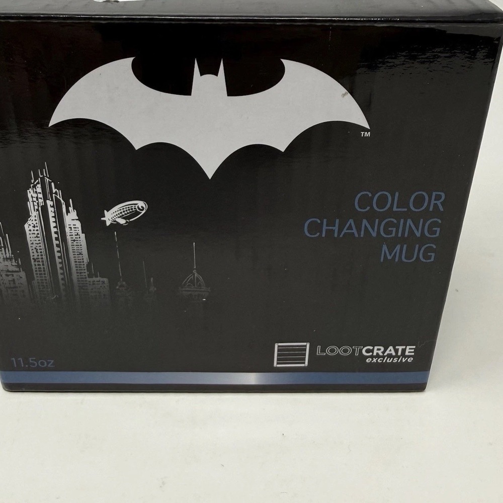 DC Batman Color Changing Mug New In Box (Loot Crate Exclusive) New in Box 2017